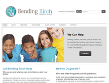 Tablet Screenshot of bendingbirchbehavioral.com